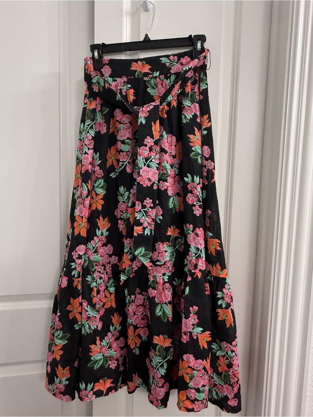 Ann Taylor Floral Tiered Maxi Skirt Transitional Essentials Whimsy Chic Elevated